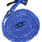 Blue 7 - in - 1 Expandable Garden Hose (with American Adapter) - Car Washing and Gardening Watering Essential